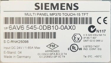 6AV6545-0DB10-0AX0 | Siemens HMIs